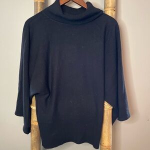 BCBGMaxAzria Black Knit Turtleneck